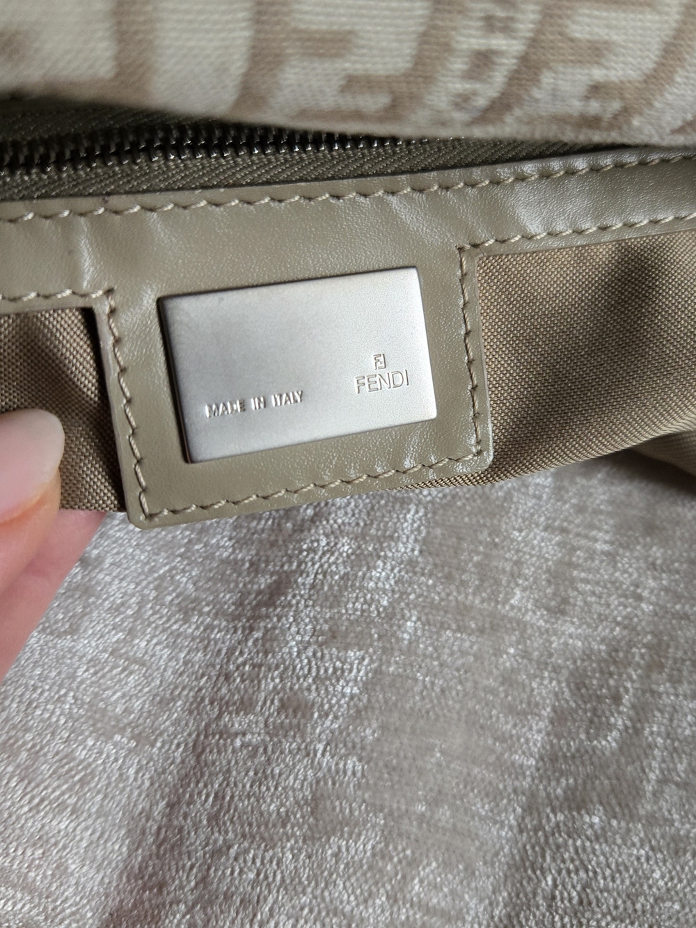 Fendi Zucchino FF Baguette - Picture 12 of 16